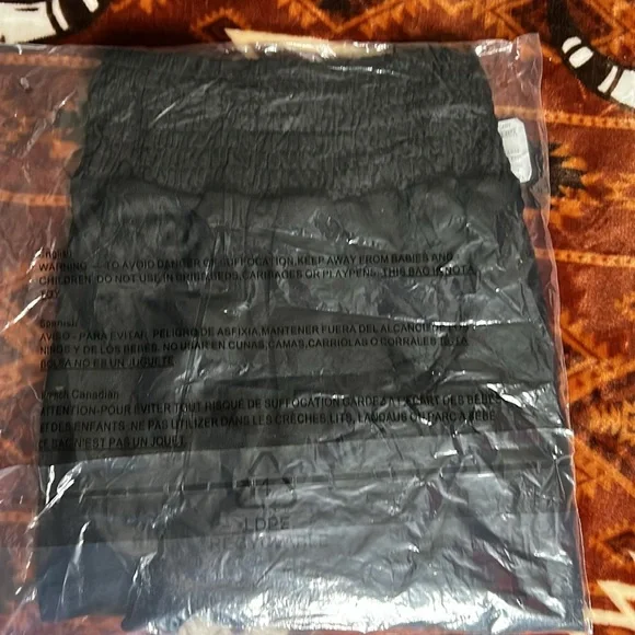 Mesh Smocked Waist Flowy Cover-Up Short - Picture 4 of 4